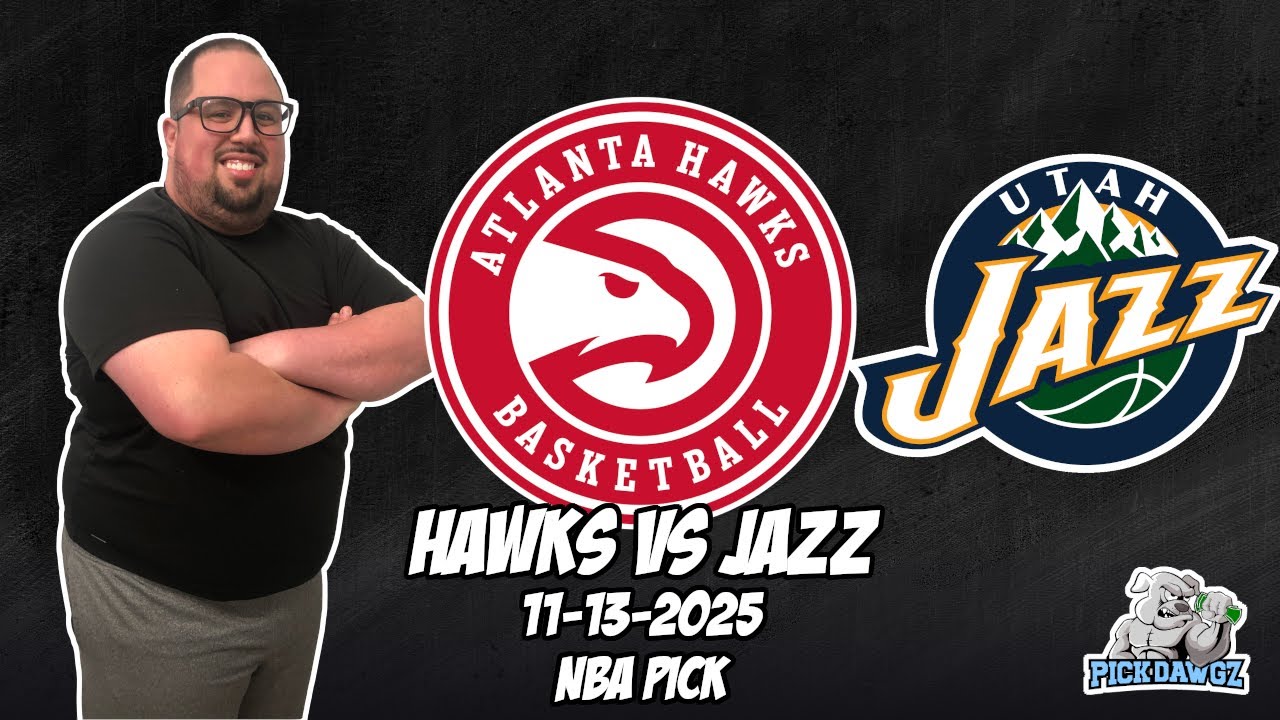 Atlanta Hawks vs Utah Jazz 11/13/25 NBA Free Picks & Prediction | NBA Tips