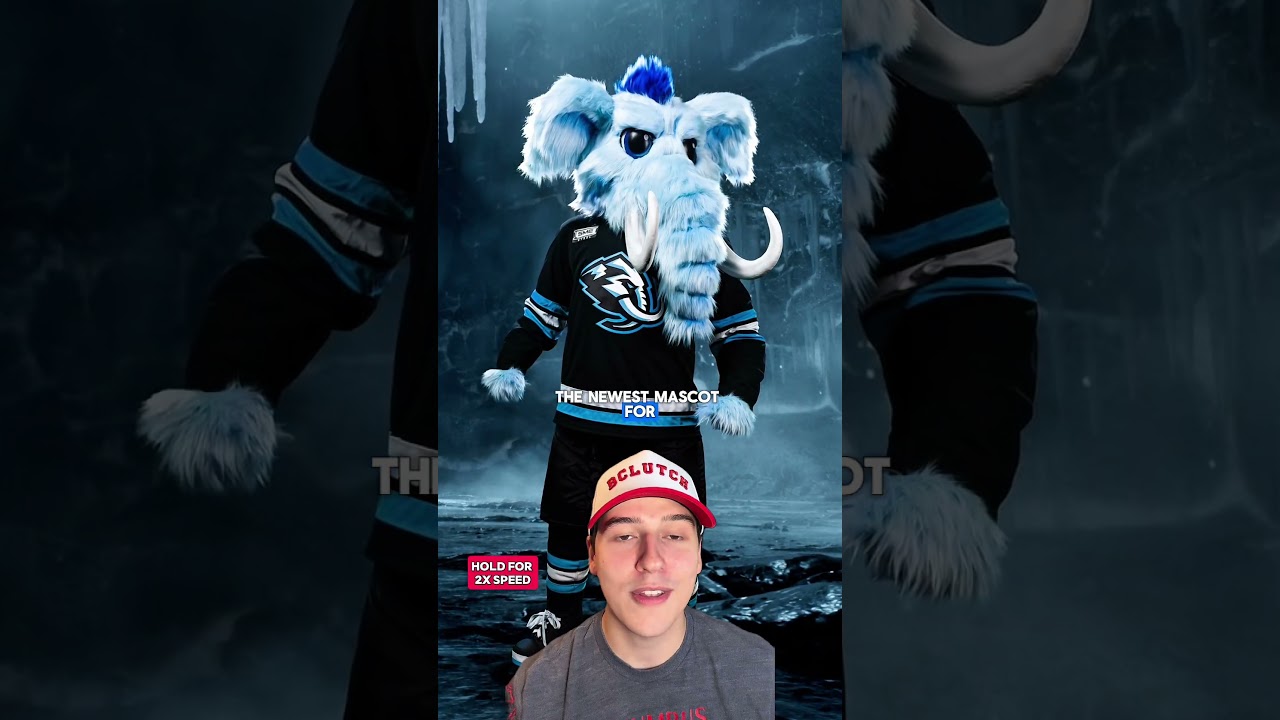 Meet The Utah Mammoth’s Mascot, Tusky!