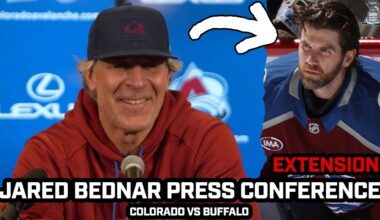 Jared Bednar on Scott Wedgewood EXTENSION, Nichushkin Injury & More Before Avs vs Sabers