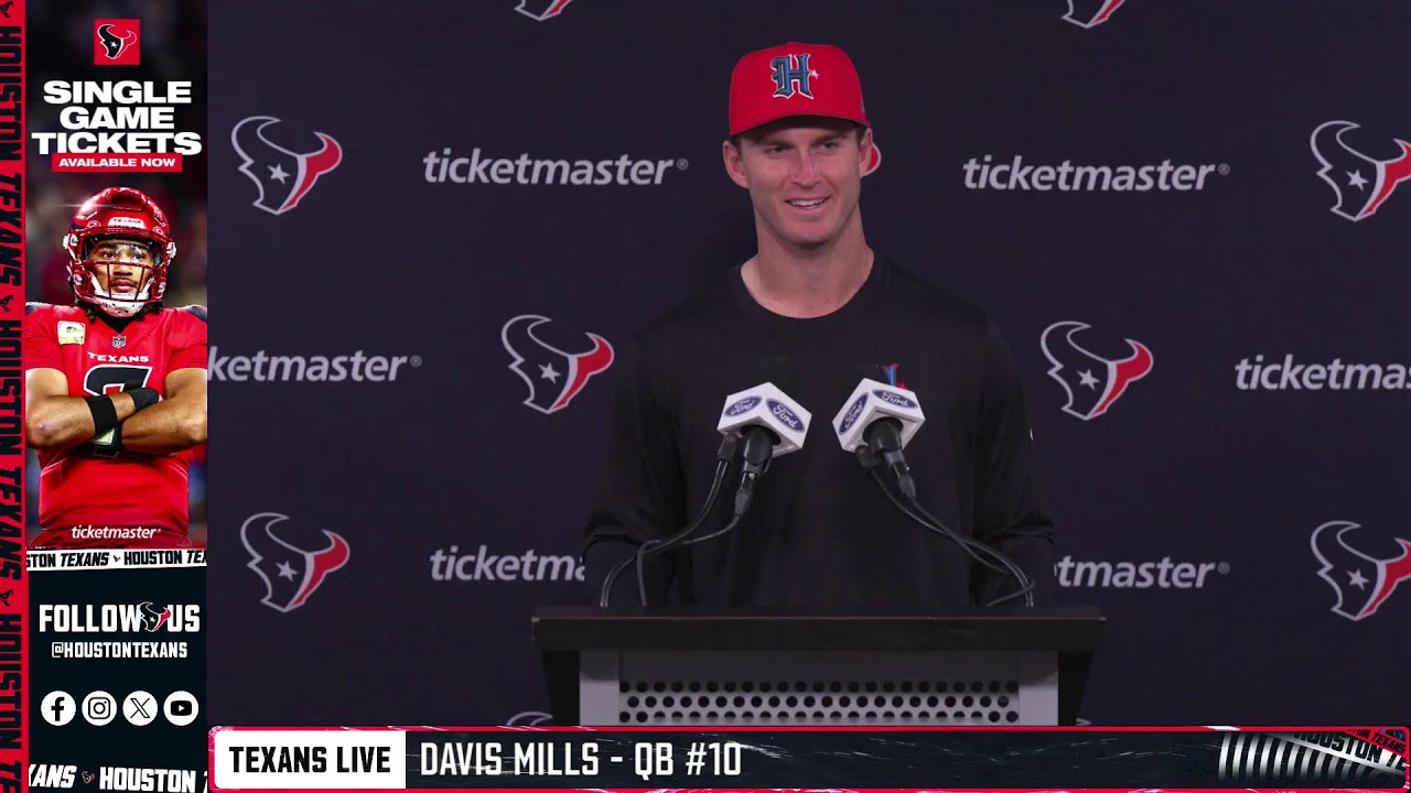 LIVE: The Houston Texans address the media