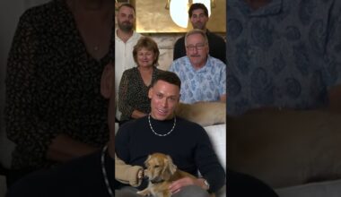 Gus and Penny Judge were the real stars of their dad's MVP interview ❤️