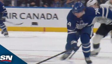Bobby McMann's Shot Trickles In For A Maple Leafs Breakaway Goal