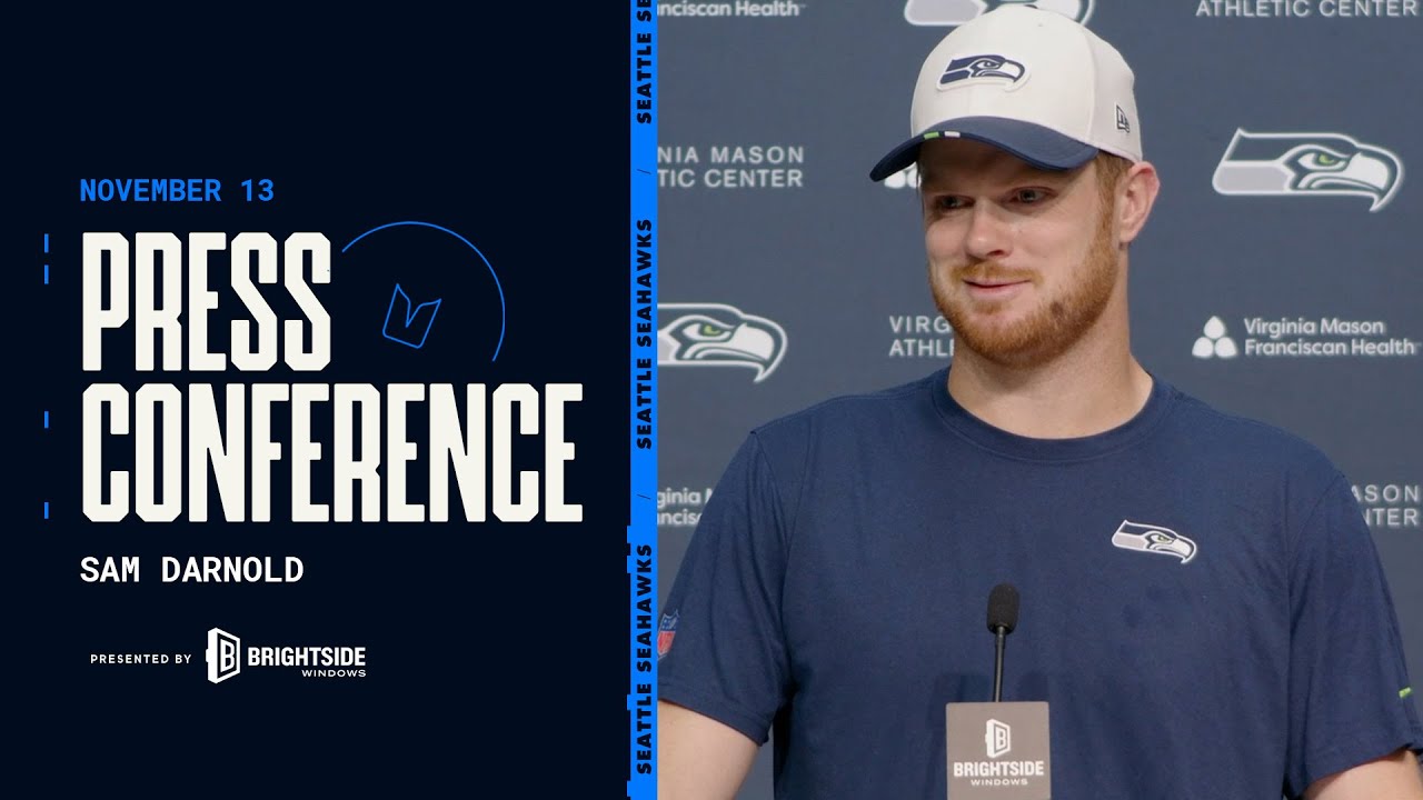 Sam Darnold: "Our Offensive Line Is Playing Incredible" | Seattle Seahawks