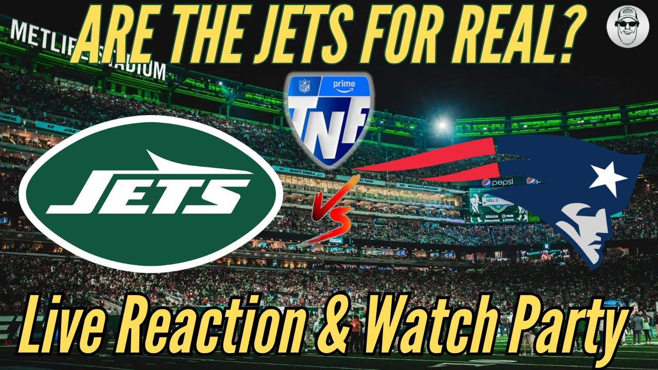 NY JETS vs NEW ENGLAND PATRIOTS LIVE REACTION & WATCH PARTY/ NEW YORK JETS GAME