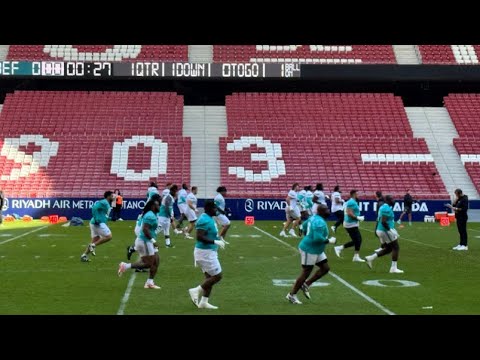 Report from day one of Dolphins' trip to Madrid, Spain