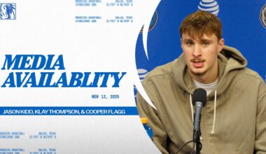 Cooper Flagg, Klay Thompson, & Jason Kidd | Media Availability vs PHX | 11/12/25
