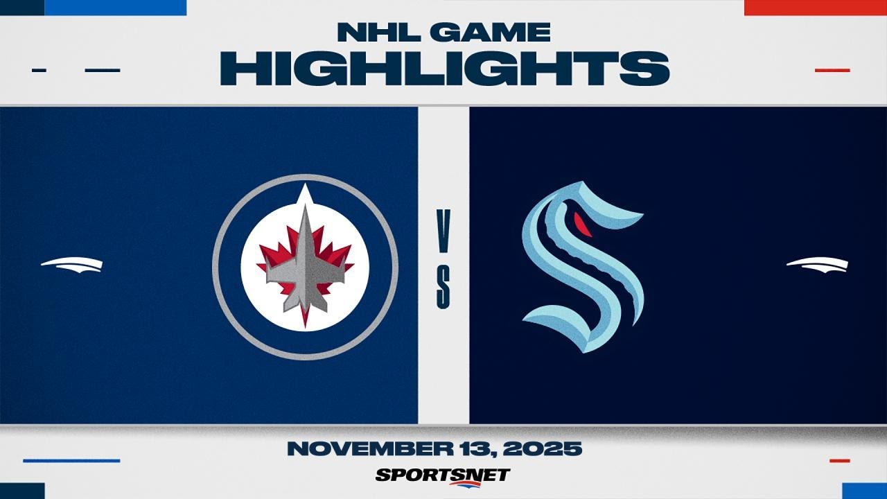 NHL Highlights | Jets vs. Kraken - November 13, 2025