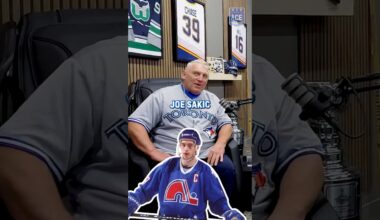 Joe Sakic was this close to feeding pucks to Hully as a member of the St. Louis Blues…