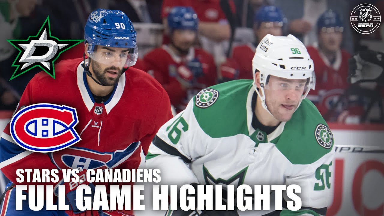 Dallas Stars vs. Montreal Canadiens | Full Game Highlights | ESPN NHL