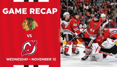 Blackhawks vs. Devils Game Highlights | 11.12.25