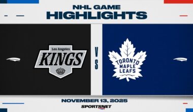 NHL Highlights | Kings vs. Maple Leafs - November 13, 2025