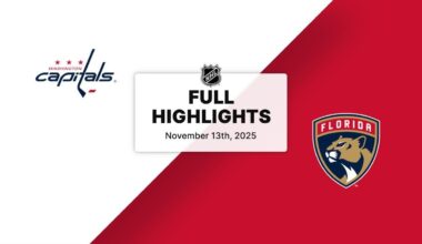 NHL Highlights | Capitals vs. Panthers | November 13, 2025