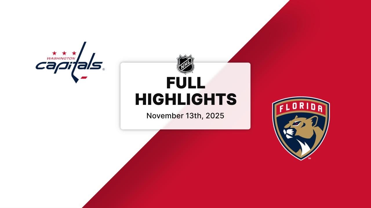 NHL Highlights | Capitals vs. Panthers | November 13, 2025