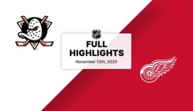 NHL Highlights | Ducks vs. Red Wings | November 13, 2025