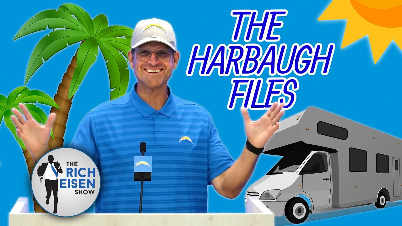 Jim Harbaugh Just Eased Chargers Fans’ Justin Herbert Ankle Injury Concerns | The Rich Eisen Show