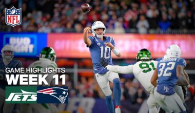 New York Jets vs New England Patriots Game Highlights | 2025 NFL Season Week 11