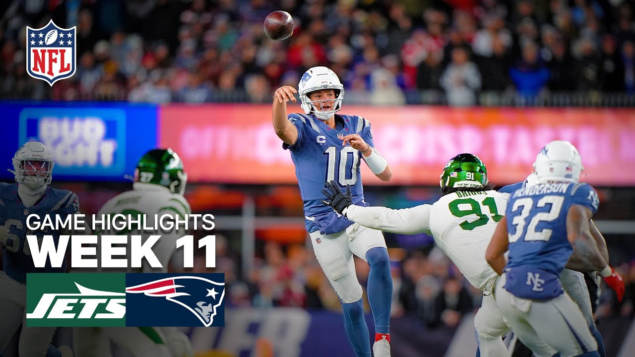 New York Jets vs New England Patriots Game Highlights | 2025 NFL Season Week 11