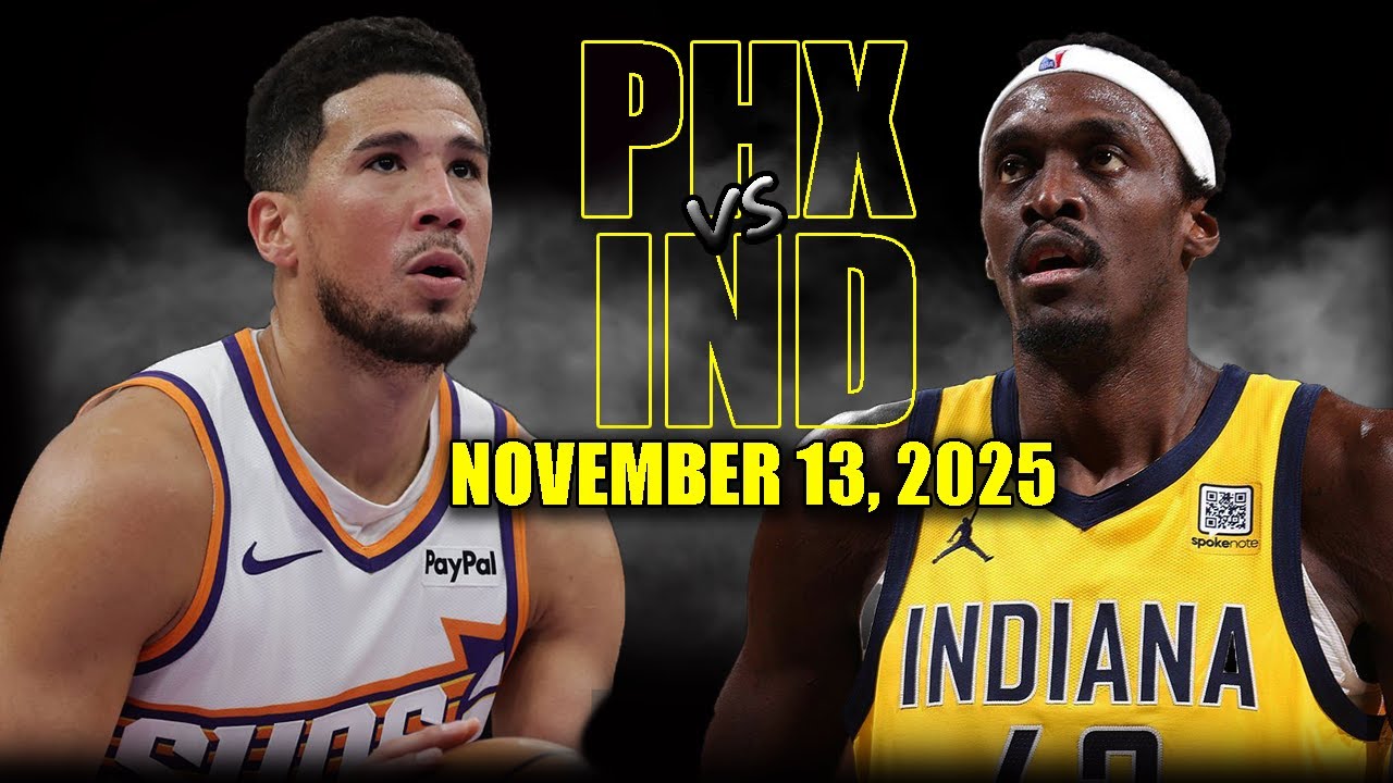 Phoenix Suns vs Indiana Pacers Full Game Highlights - November 13, 2025 | NBA Season