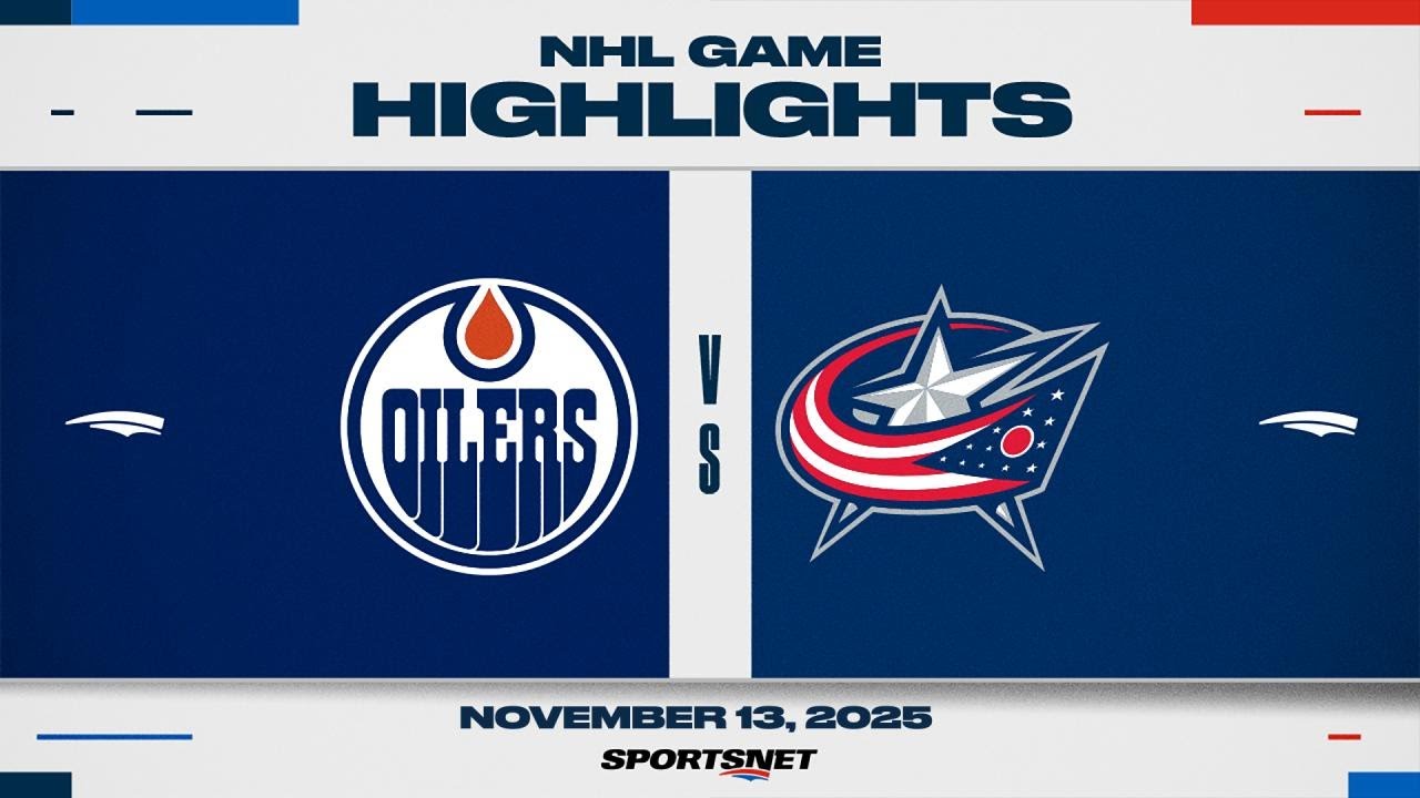 NHL Highlights | Oilers vs. Blue Jackets - November 13, 2025