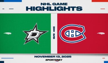 NHL Highlights | Stars vs. Canadiens - November 13, 2025