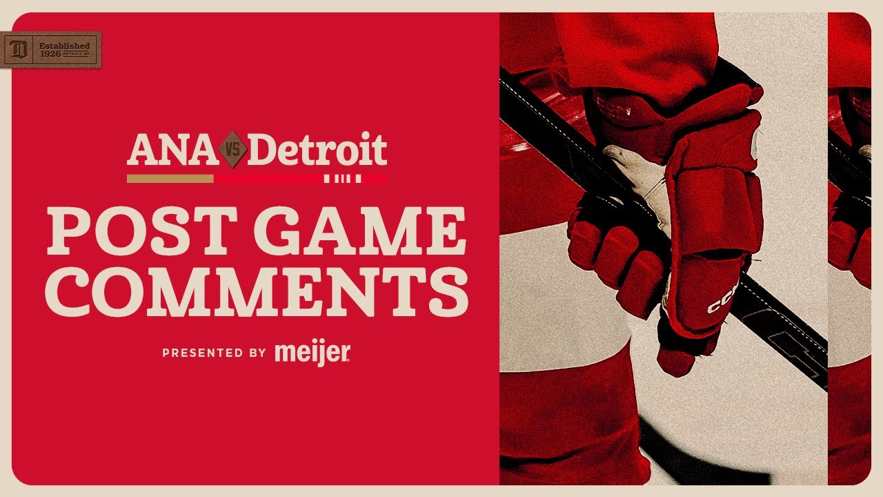 Alex DeBrincat, Moritz Seider, Todd McLellan Post Game Comments vs AHA | Nov. 13, 2025