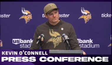 Kevin O'Connell Talks About False Start Penalties Against Ravens, Run vs. Pass Balance on Offense