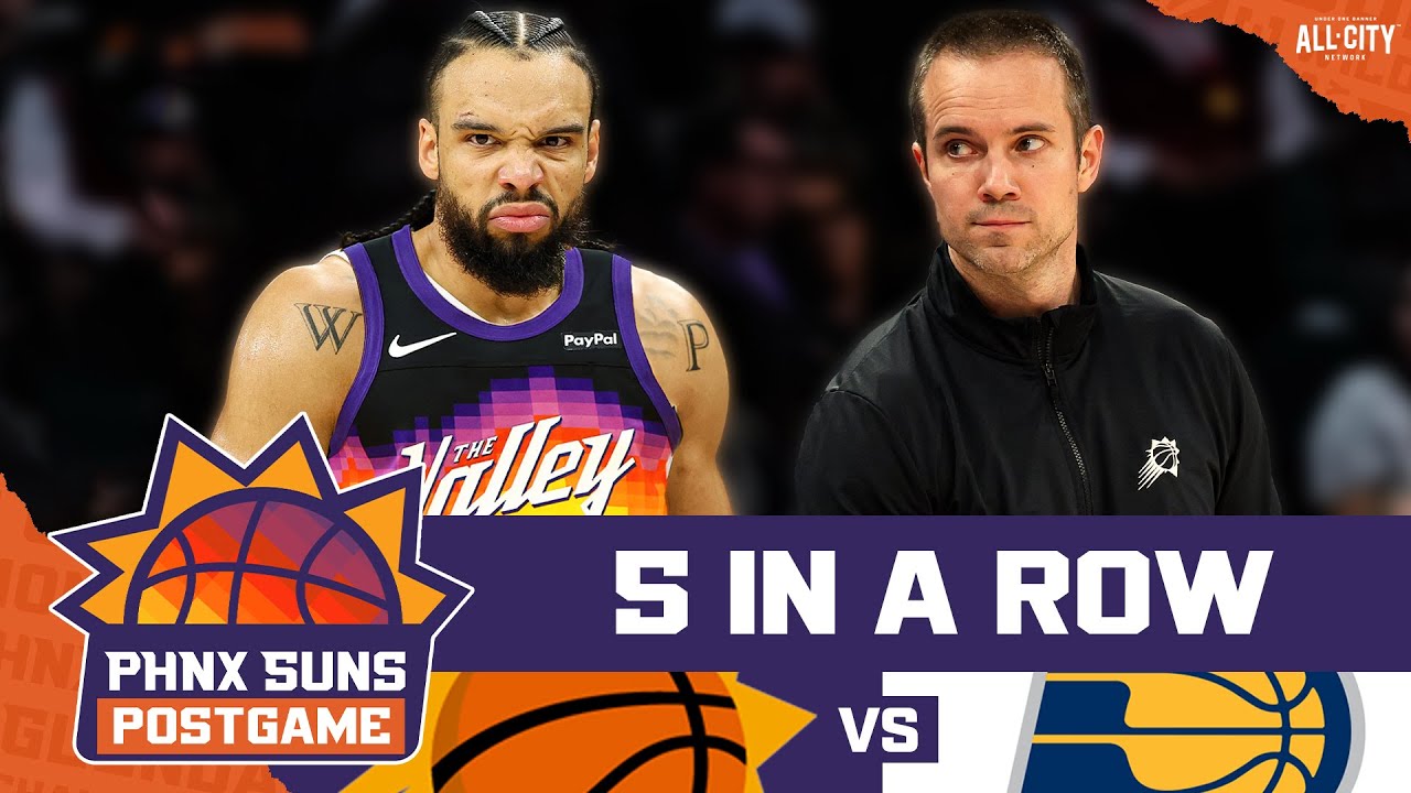 POSTGAME: Phoenix Suns ARE SERIOUSLY FUN With FIFTH STRAIGHT WIN Against Pacers