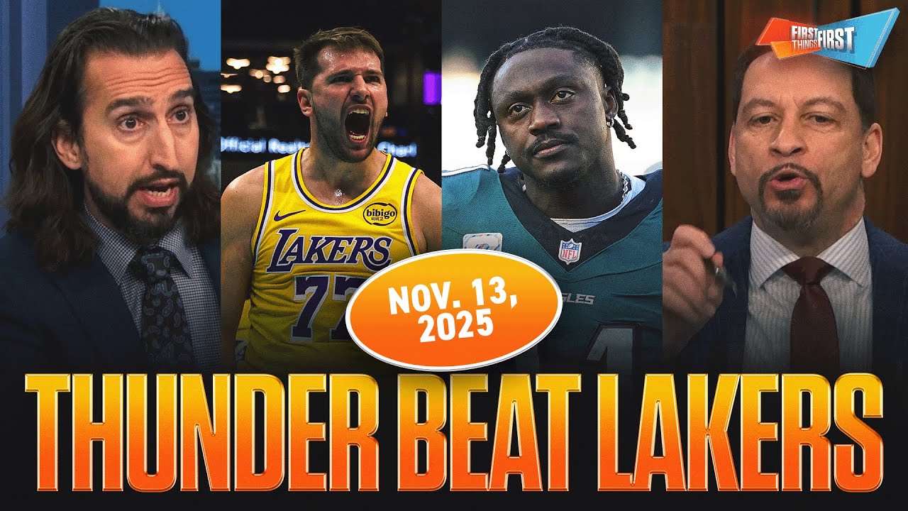 Thunder blow out Lakers, Chiefs 'can't make mistakes', Baker Mayfield vs. Josh Allen | FTF