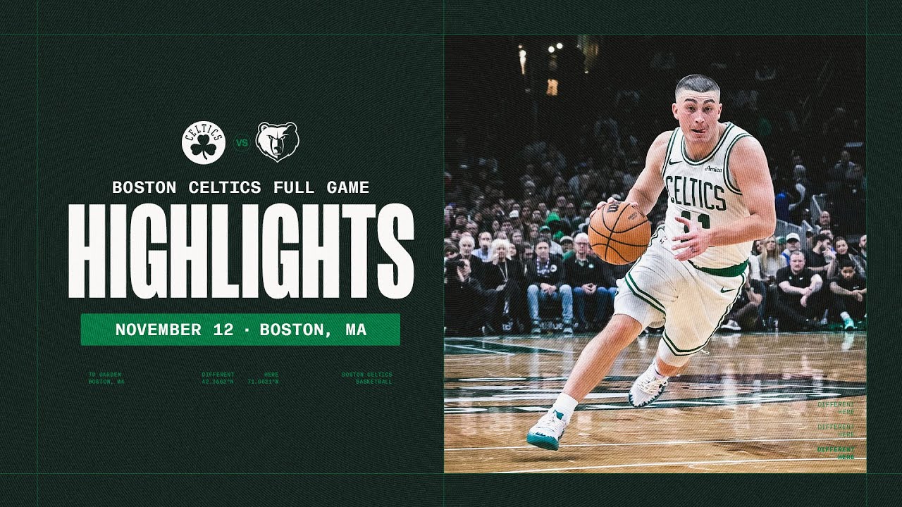 Boston Celtics secure the win over Memphis Grizzlies 131-95 | Extended Highlights