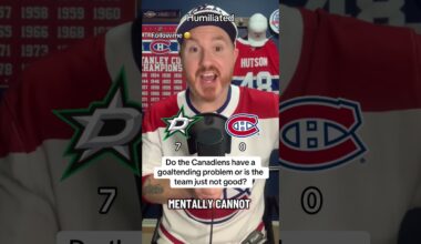 The Montreal Canadiens get embarrassed by the Dallas Stars