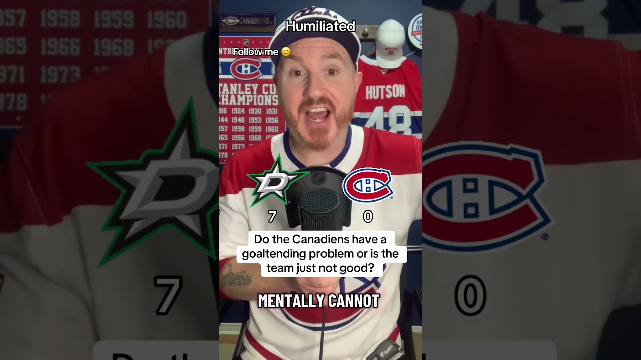 The Montreal Canadiens get embarrassed by the Dallas Stars