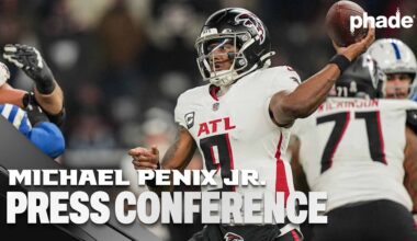 Michael Penix Jr. on Atlanta Falcons performance vs Indianapolis Colts in Berlin | Press Conference