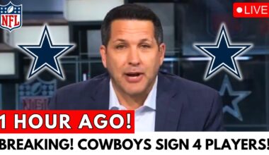 IT'S OFFICIAL! COWBOYS CONFIRM SIGNING OF 4 STAR PLAYERS! SEE WHO THEY ARE! DALLAS COWBOYS NEWS