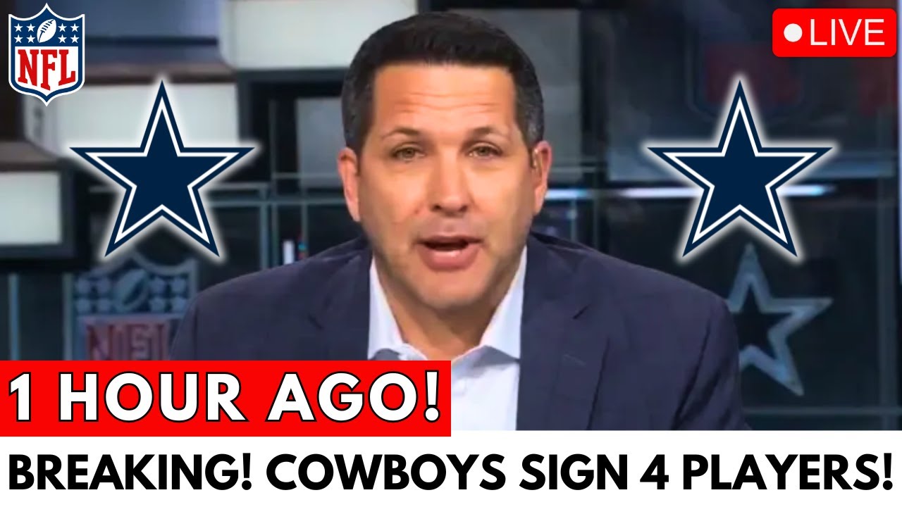 IT'S OFFICIAL! COWBOYS CONFIRM SIGNING OF 4 STAR PLAYERS! SEE WHO THEY ARE! DALLAS COWBOYS NEWS