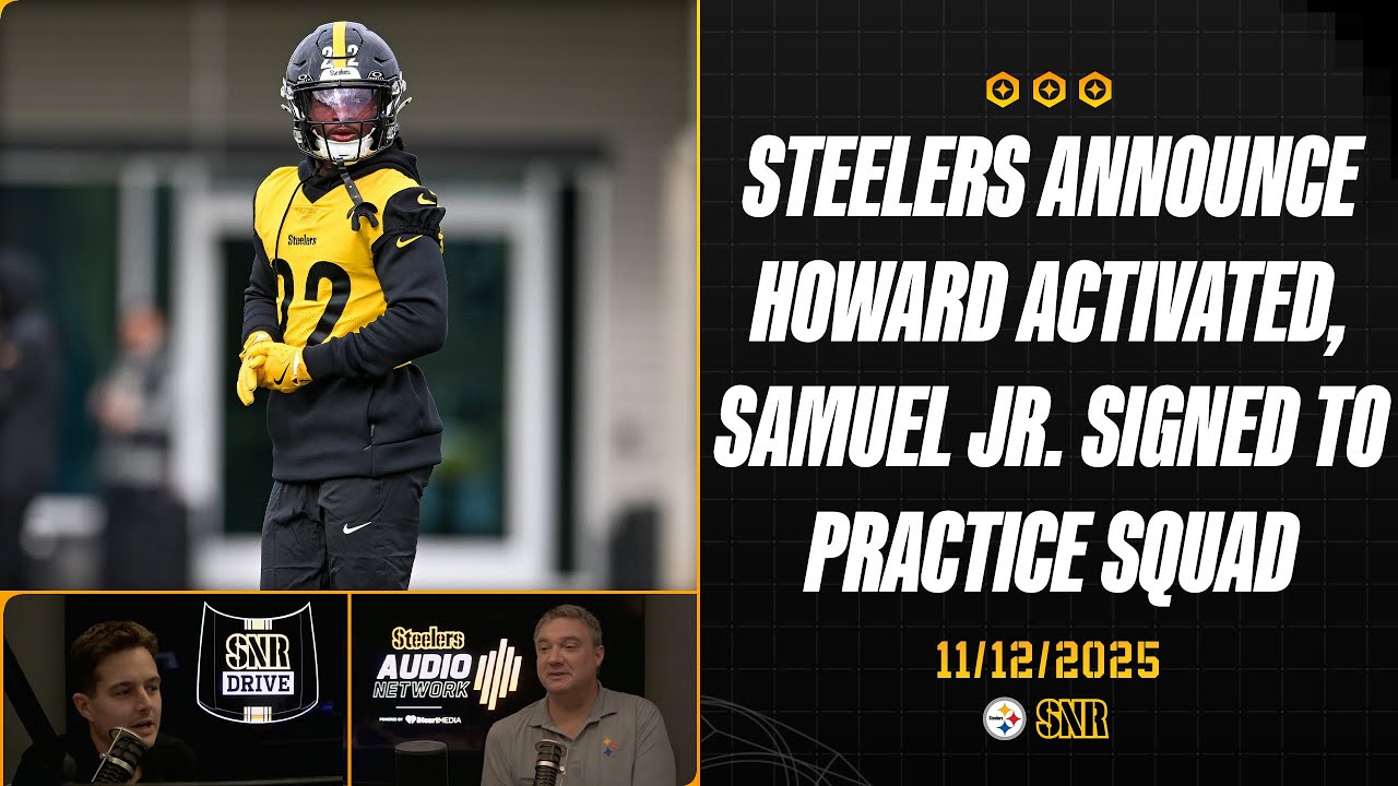 Steelers Make Roster Moves + More | SNR Drive (Nov. 12) | Pittsburgh Steelers
