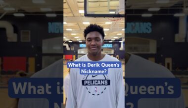 What is Derik Queen's nickname? #pelicans #nba #shorts