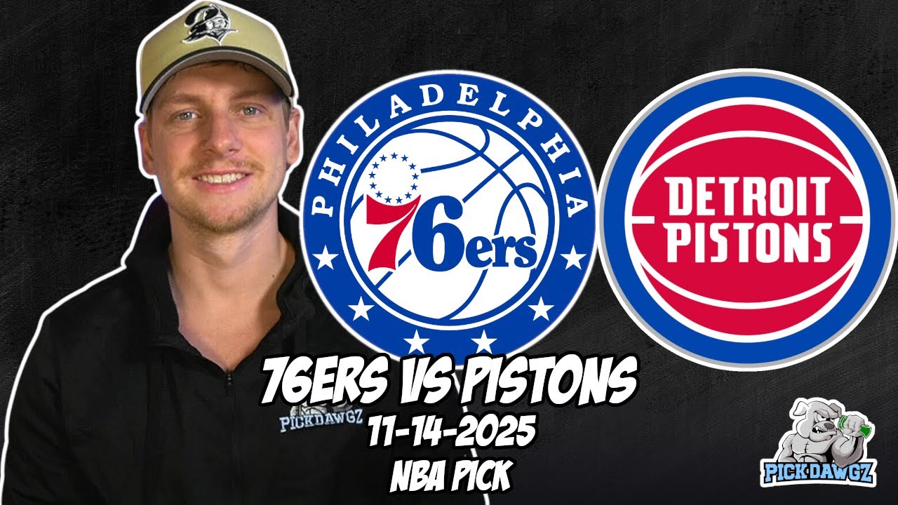 Philadelphia 76ers vs Detroit Pistons 11/14/25 NBA Free Picks & Prediction | NBA Betting Tips