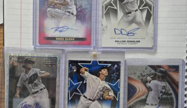 Some guy showed off his vintage cards so I thought I'd go the other way. Here's my baby Tigers