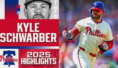 Kyle Schwarber's EPIC 2025 season with the Phillies! 🔔 (56 HR, including a 4-HR game 🤯)
