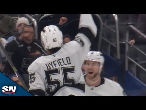 Kings' Quinton Byfield Wires Home OT Winner To Cap Off Comeback Win vs. Maple Leafs