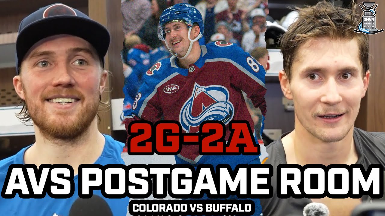 Martin Necas on 4pt Game & Blackwood Says He Just Needs Time After Avs 6-3 WIN vs Sabers