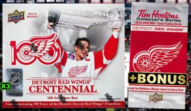 I CAN FINALLY OPEN THESE! - 2025-26 Upper Deck Detroit Red Wings Centennial Hockey Box Set Break x3
