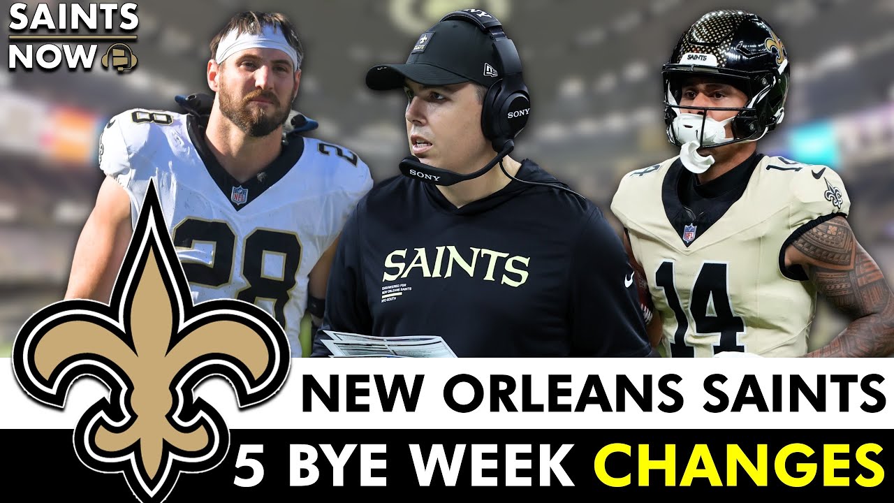 New Orleans Saints Making MAJOR Bye Week Changes Ft. Danny Stusman, Devin Neal & MORE!
