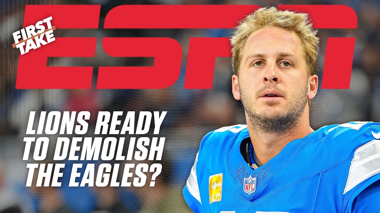 Cam Newton is SURE Jared Goff & the Lions will EXPOSE the Eagles in Week 11 🍿 | First Take
