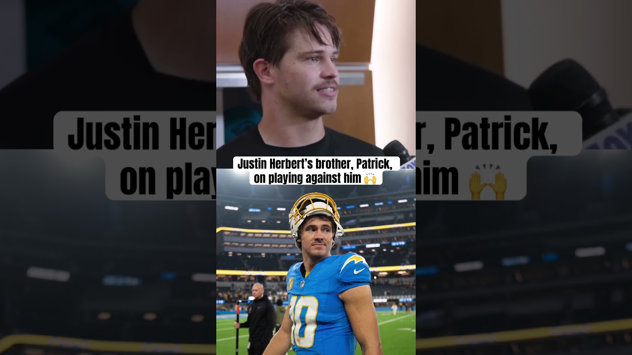 Justin Herbert’s brother, Patrick, plays TE for the Jags🔥