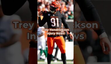 Cincinnati Bengals Injury News: Trey Hendrickson & Shemar Stewart OUT vs. Steelers #shorts