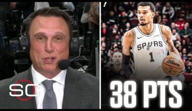"Wemby is unreal" - ESPN reacts to Wemby scores 38 Pts, 12 Reb, 5 Blk helps Spurs beat Bulls 121-117