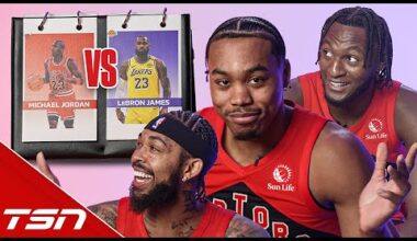 RAPTORS PLAYERS DECIDE WHO'S THE G.O.A.T.