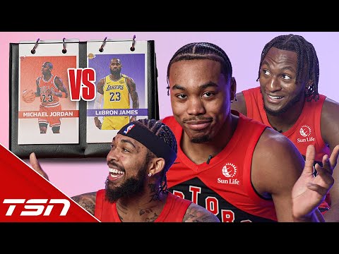 RAPTORS PLAYERS DECIDE WHO'S THE G.O.A.T.