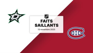 Stars vs Canadiens 13/11/25 | Faits saillants